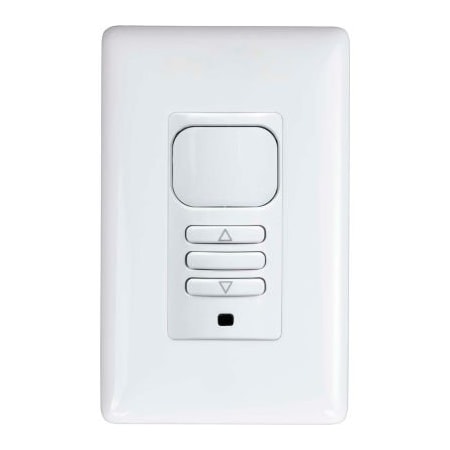 Hubbell Lighting Hubbell LightHawk PIR Dimming Wall Switch Occupancy Sensor, White LHDMIRS3-N-WH